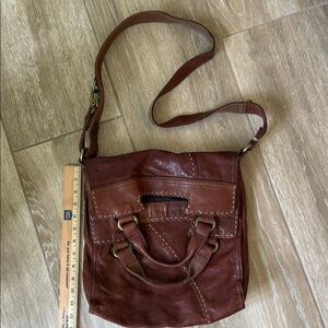 Lucky brand Brown Leather Crossbody Bag Tote